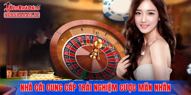 Nhà cái cung cấp trải nghiệm cược mãn nhãn cho hội viên